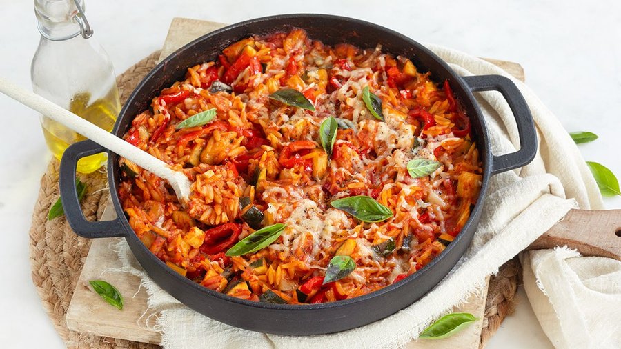 Orzo ovenschotel